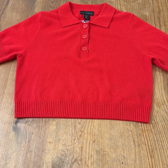 House of Harlow Cashmere Cropped Sweater - Picture 4 of 8